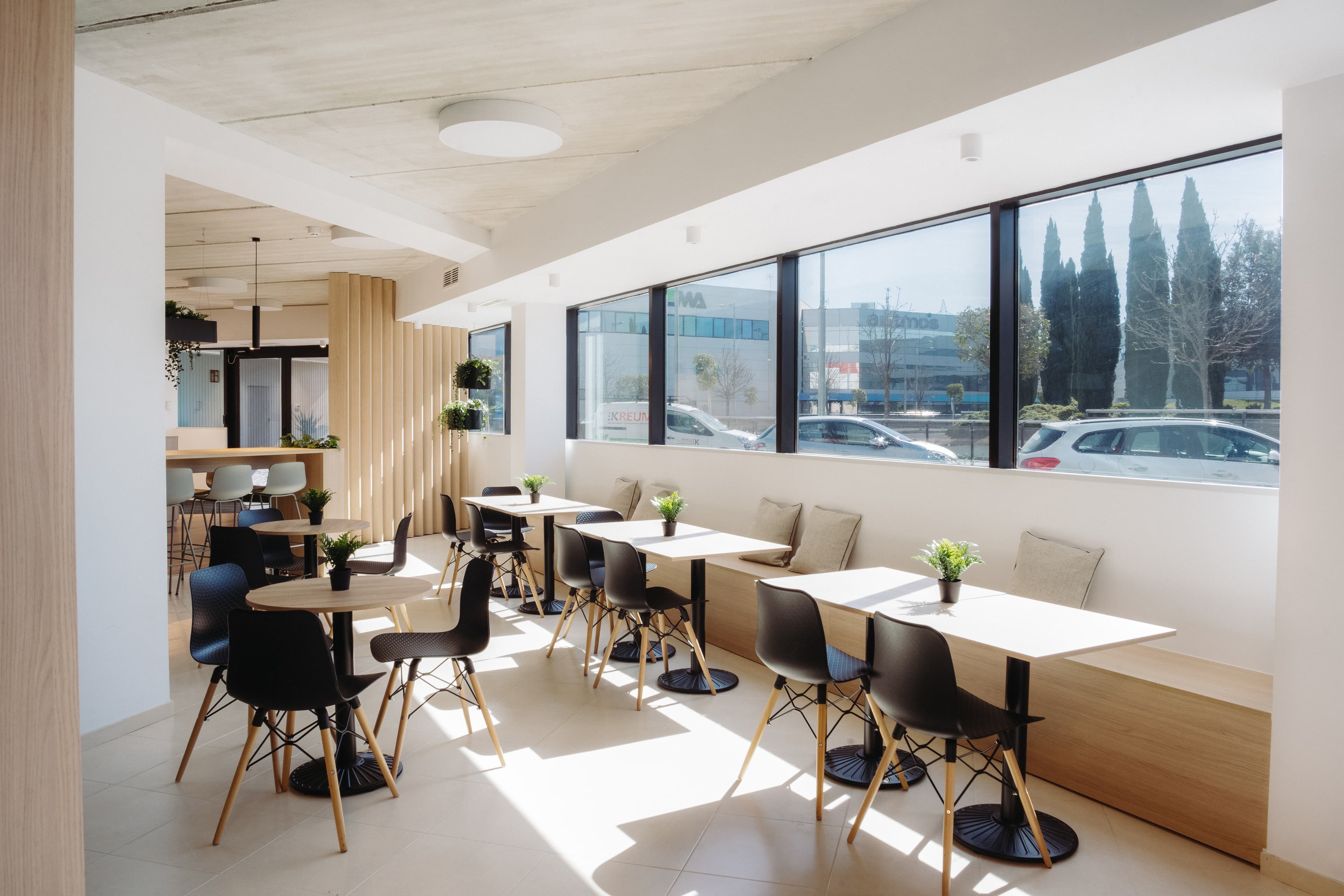 Mesas de la cantina