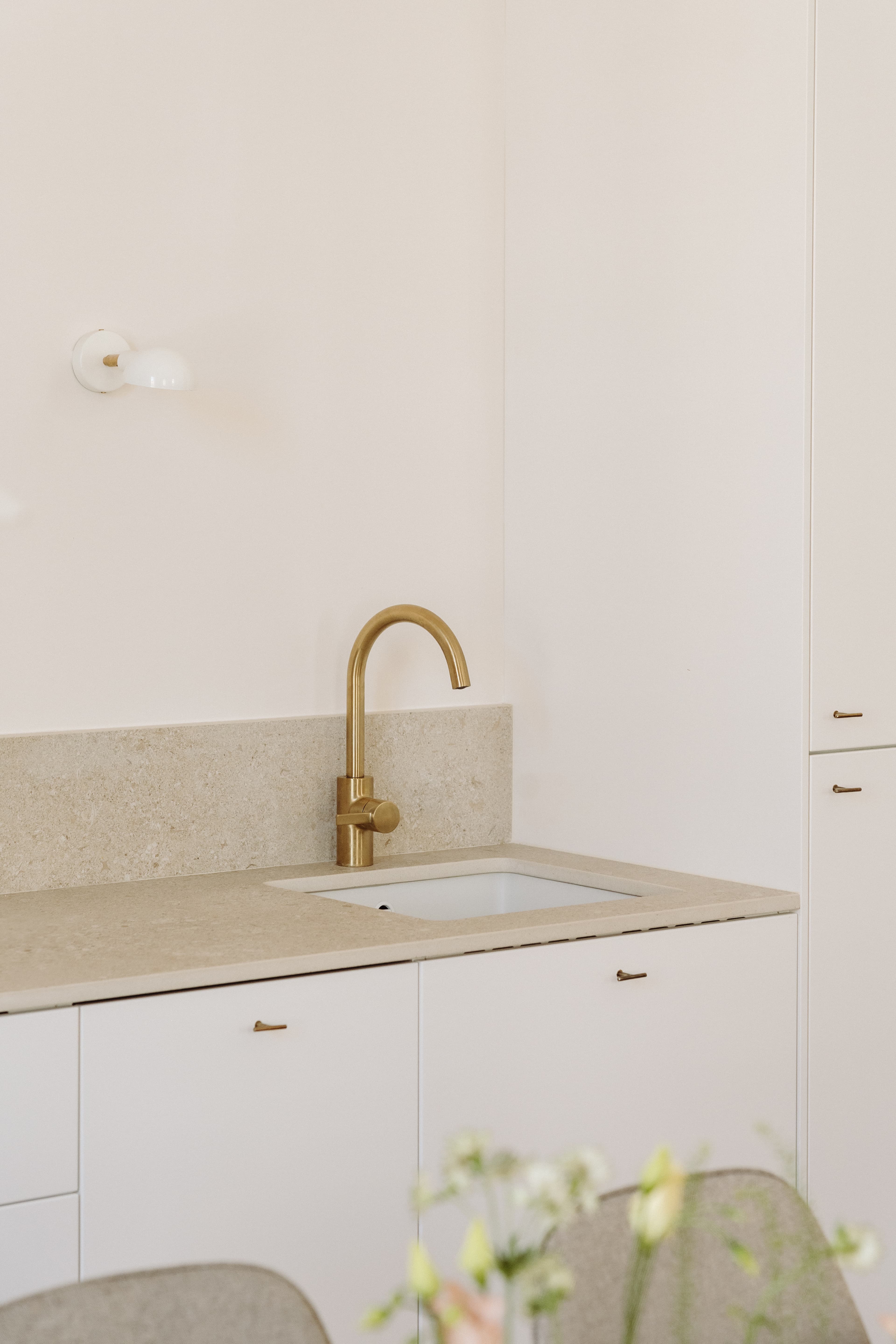 Detalle del grifo de la cocina