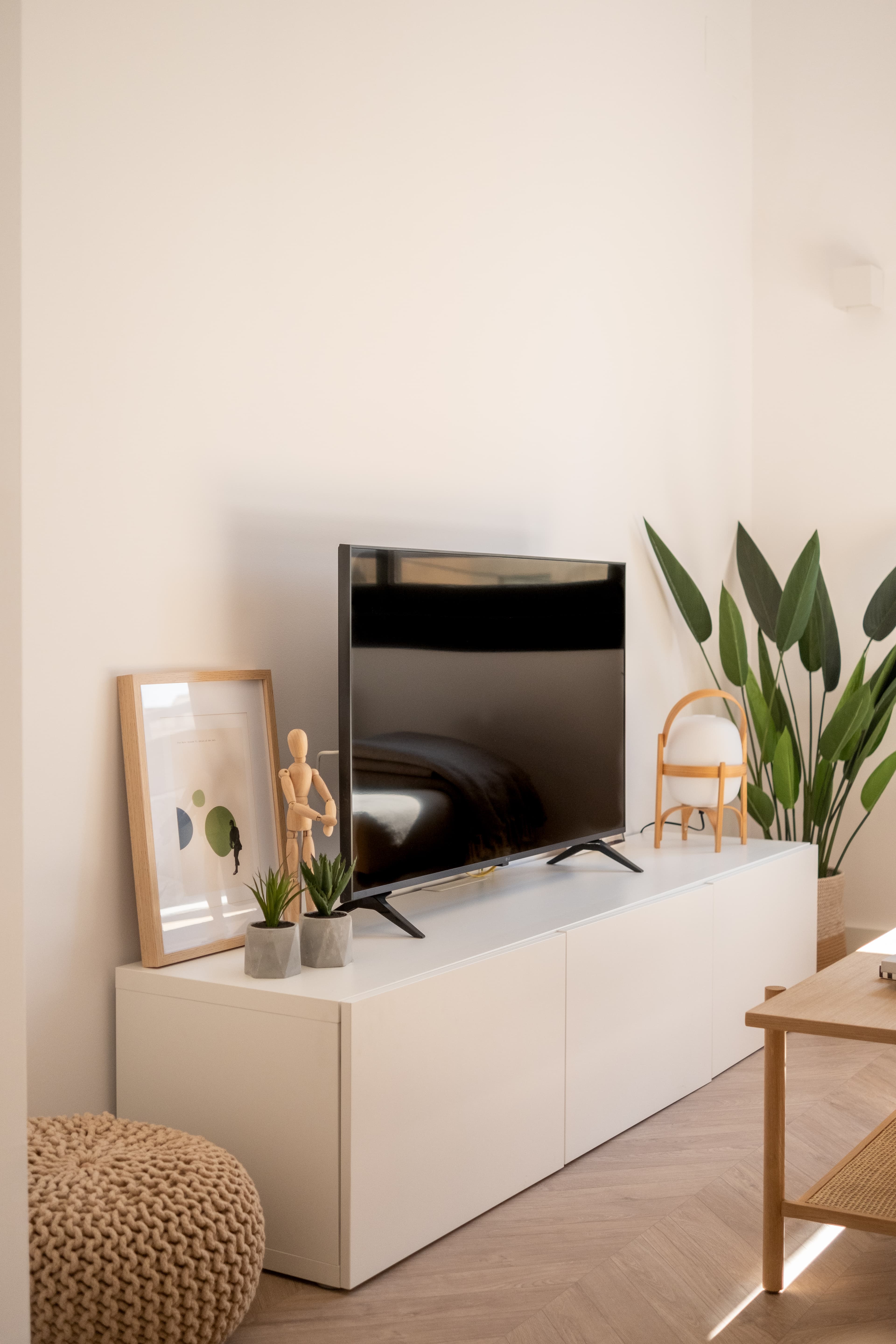 Mueble de televisión en el salón