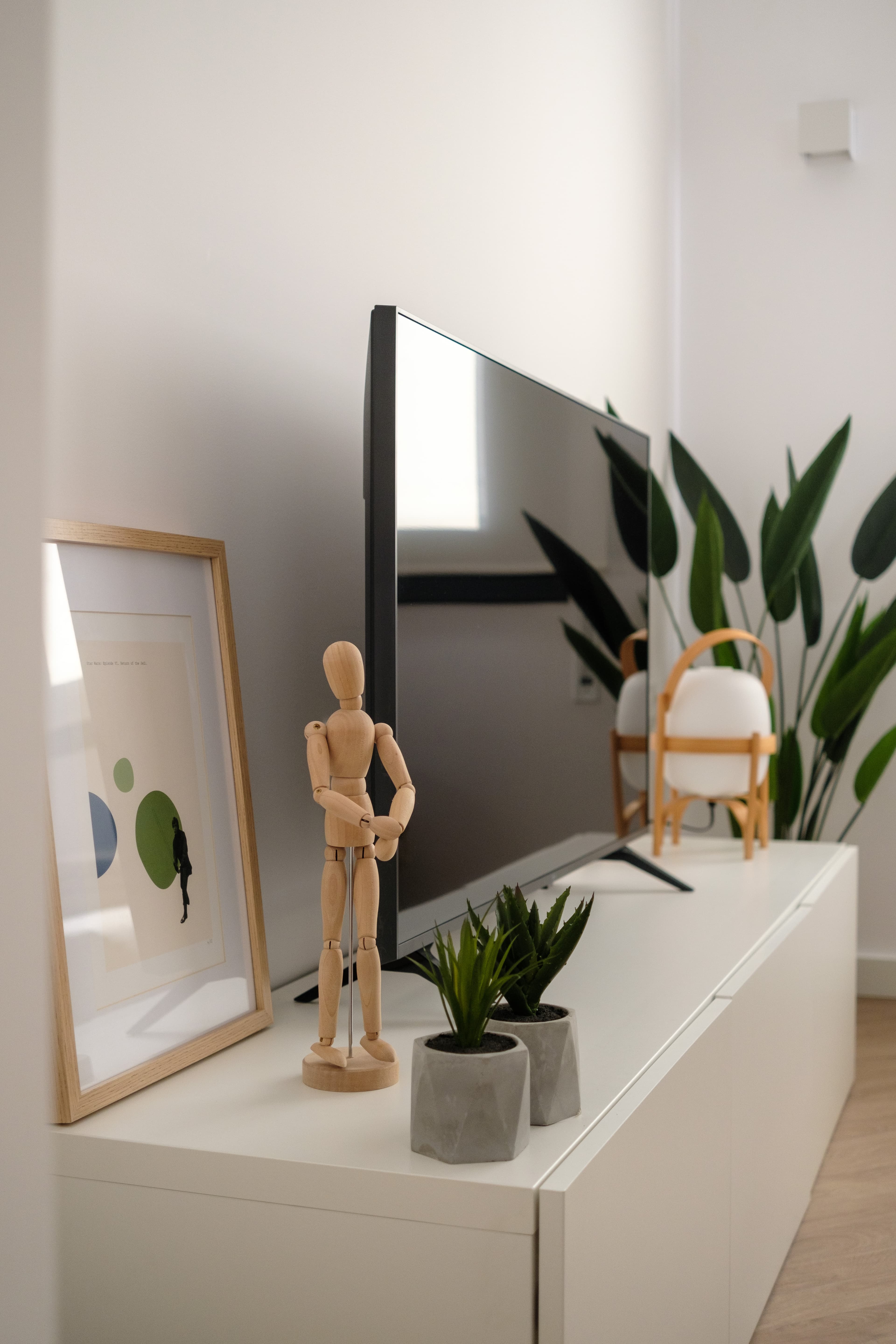Mueble de televisión en el salón